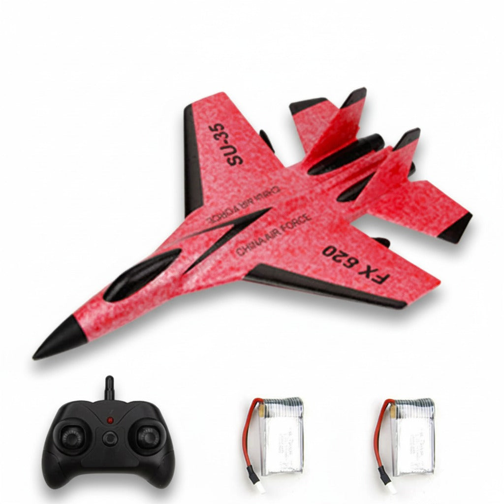 FX SU-35 RC Airplane 2.4G EPP Foam Fighter Glider – RC Plane for Kids with controller and batteries