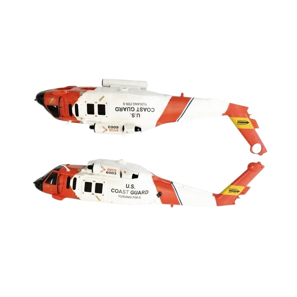 YuXiang F09-S Fuselage Shell Body Canopy for Coast Guard UH60 RC Helicopter