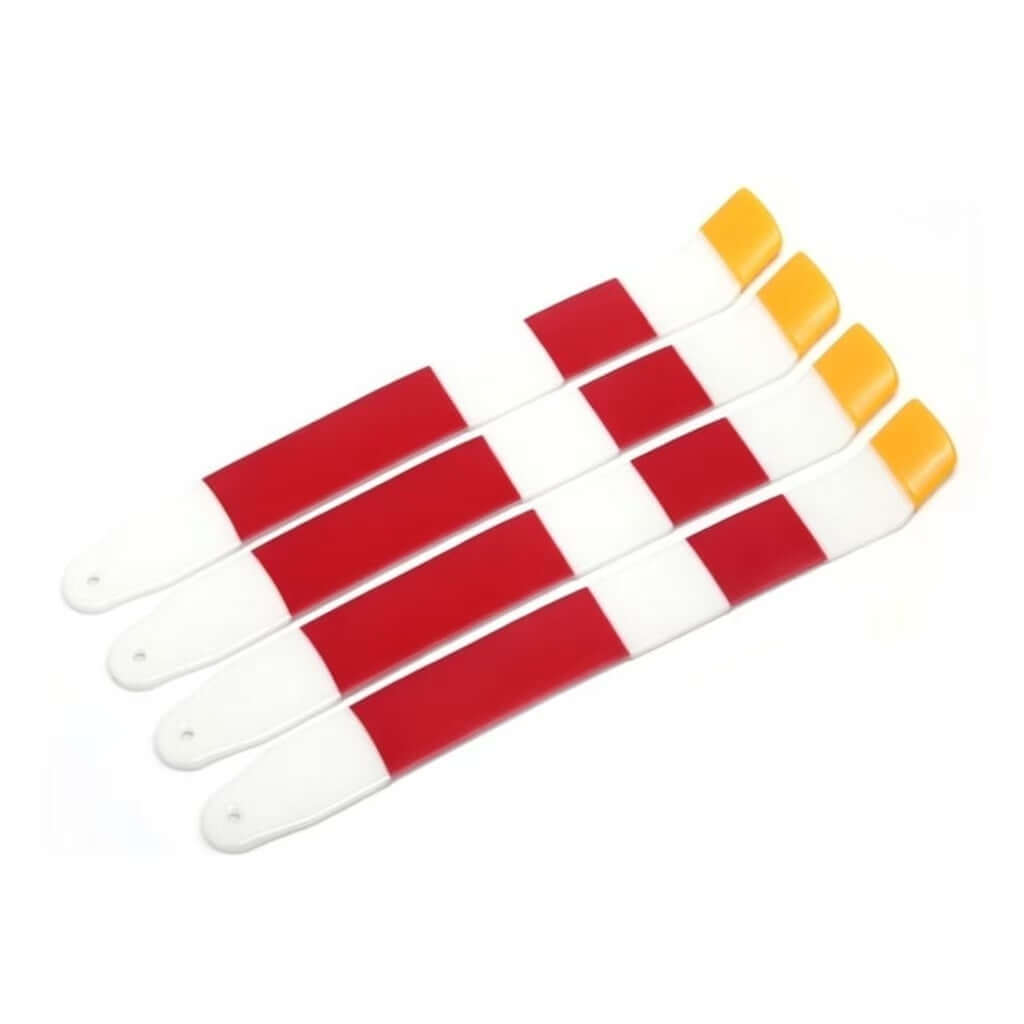 Complete set of 4 black main rotor blades for WLtoys XK K270 Black Hawk RC helicopter.