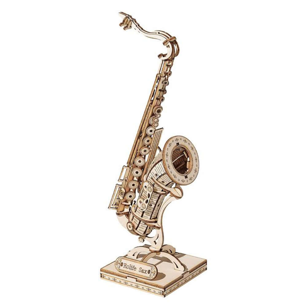 Saxophone आधुनिक 3 डी पहेली किट | Kystoyप्रेमी-रचनात्मक डिय खिलौना उपहार