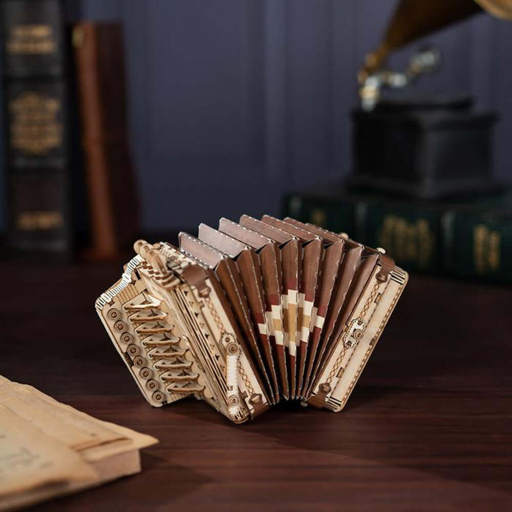 Modèle en bois accordéon 3D DIY | Kidstoylover-Apprendre et créer