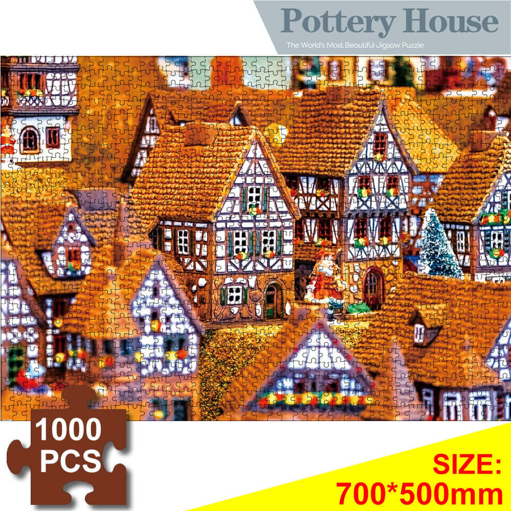 1000-Pc「陶器の家」ジグソーパズル | Kidstoyloverパズル