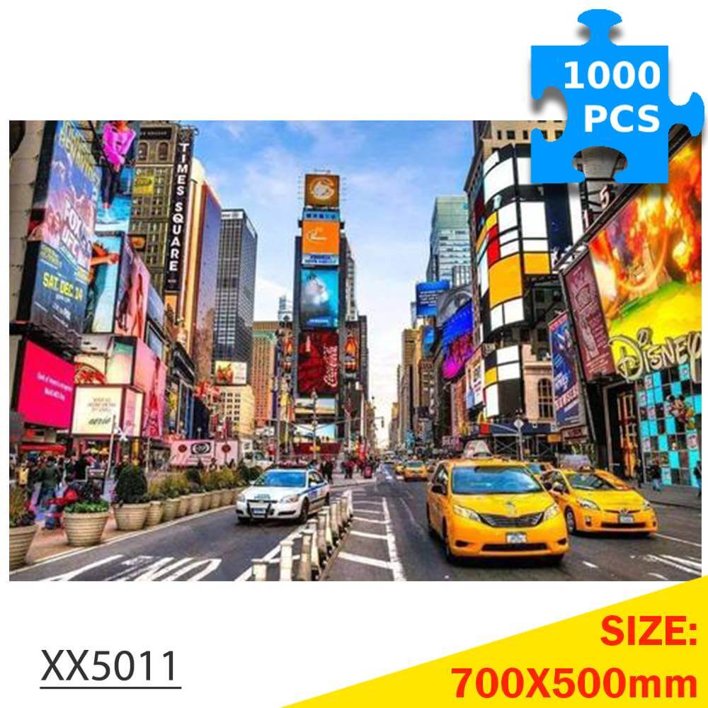 1000-Pc Bustling City Jigsaw Adventure | KidsToyLover