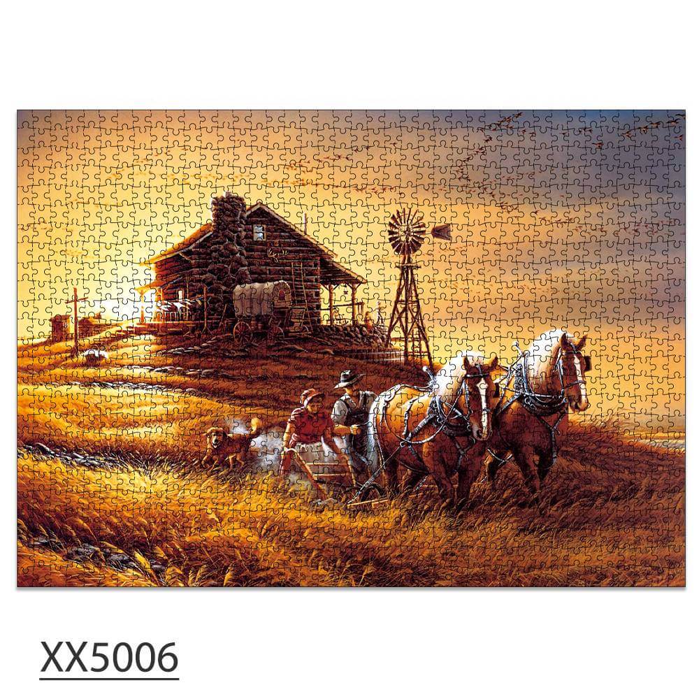 1000-Pc Wheat Field Scenery Puzzle | KidsToyLover
