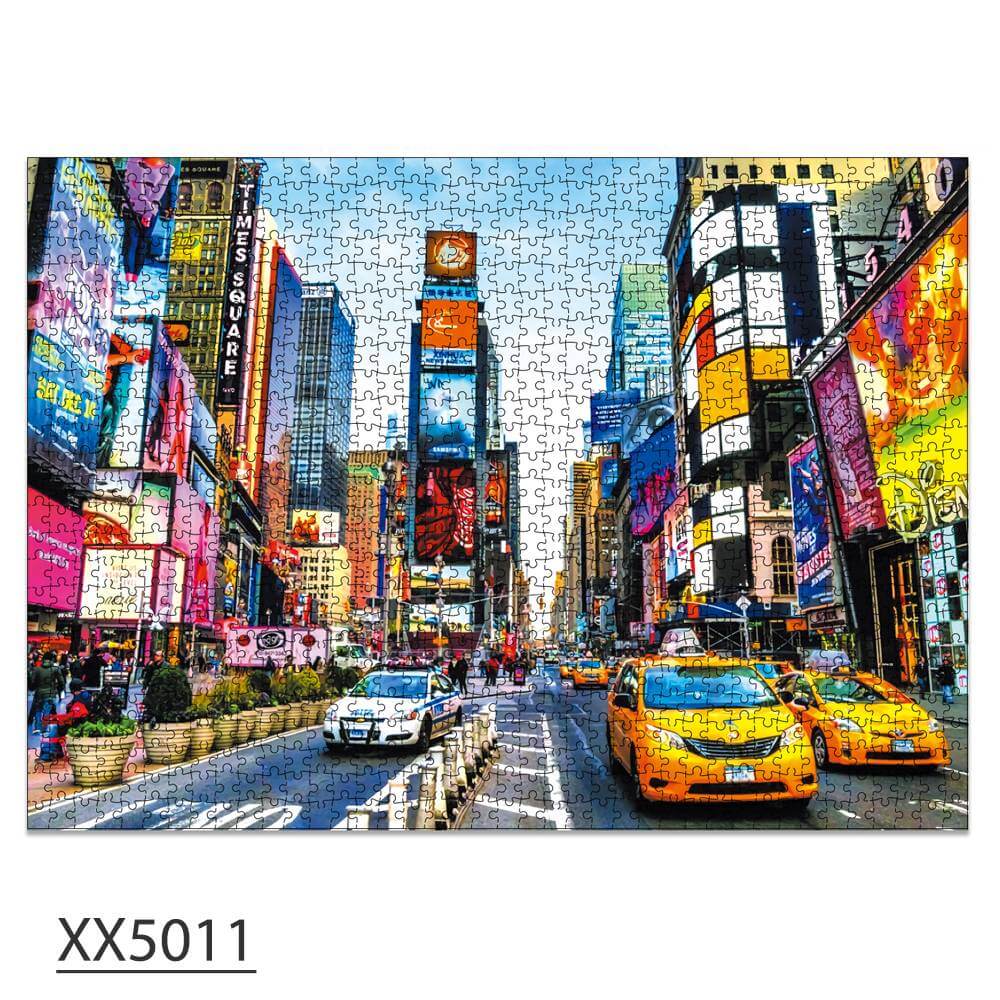 1000-Pc Bustling City Jigsaw Adventure | KidsToyLover