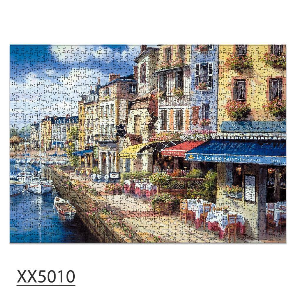 1000-Pc Seaside Town Puzzle Experience | KidsToyLover