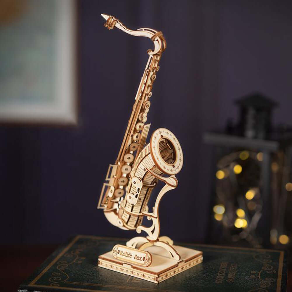 Saxophone Modern 3D Puzzle Kit | Kidstoylover - Creative DIY Toy Gift