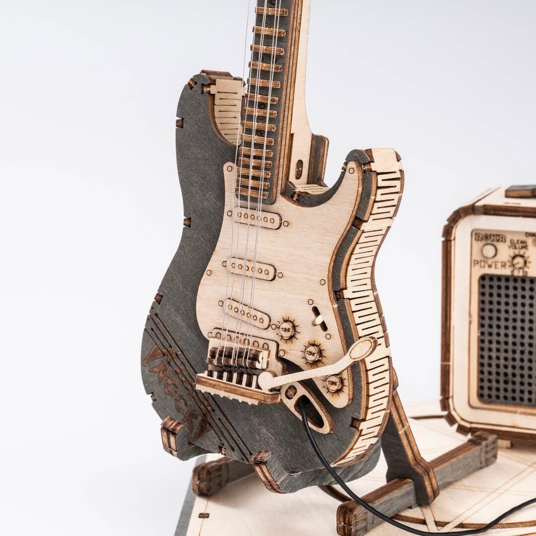 3 डी डी इलेक्ट्रिक गिटार पहेली | किस्टाओवर