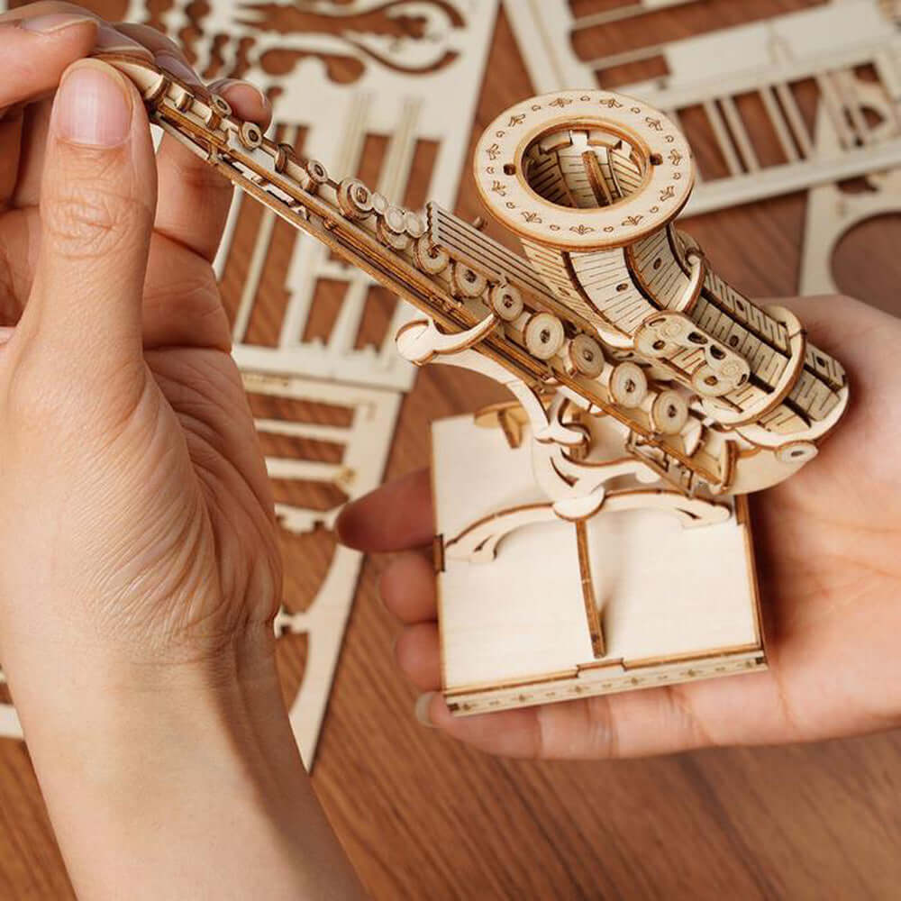 Kit puzzle 3D moderno sassofono | Kidstoylover-Regalo giocattolo creativo fai da te