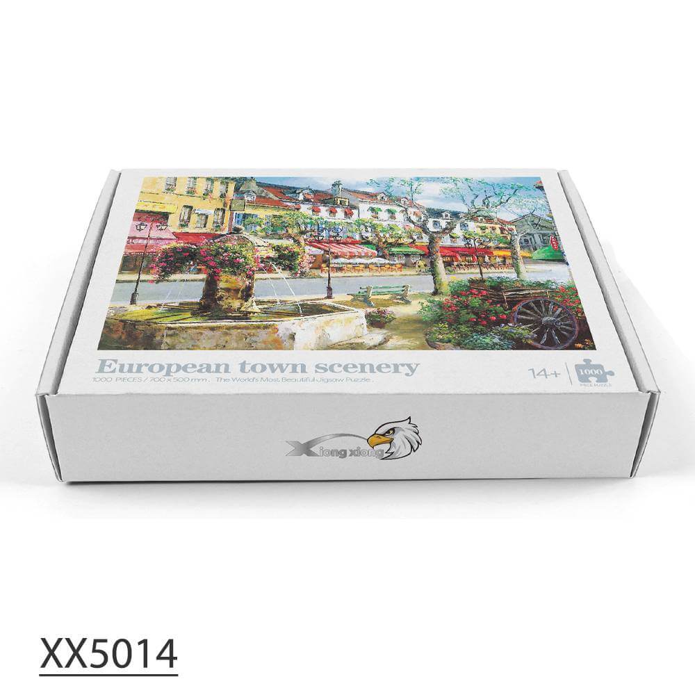 1000-Pc European Town Jigsaw Journey | KidsToyLover