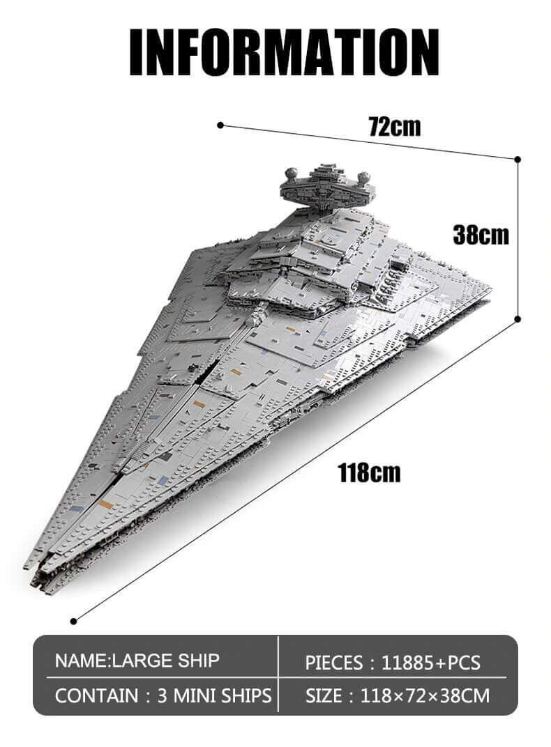 11885pcs Blocs de modèle de navire Star War par Mould King - Kidstoylover