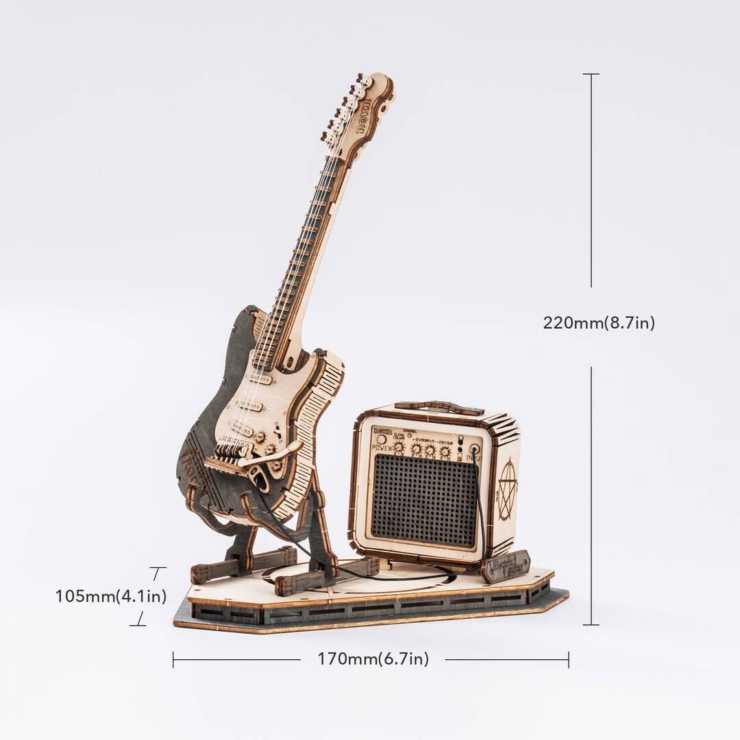 3D DIY Electric Guitar Puzzle | Kidstoylover