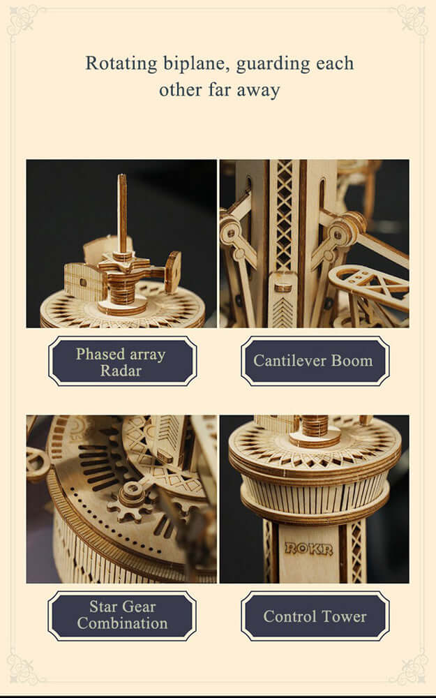 3D Control Tower Music Box Puzzle | Kidstoylover