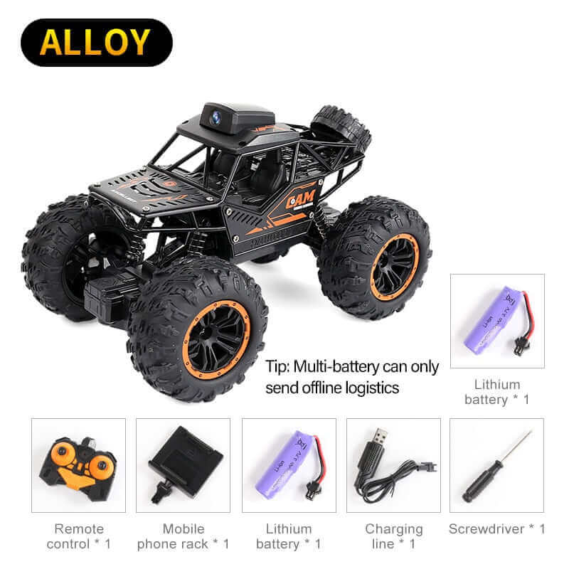New 1:18 RC Car with 720P HD Camera - WiFi FPV ORV SUV Electronic Toy Climbing Car for Children - KidsToyLover