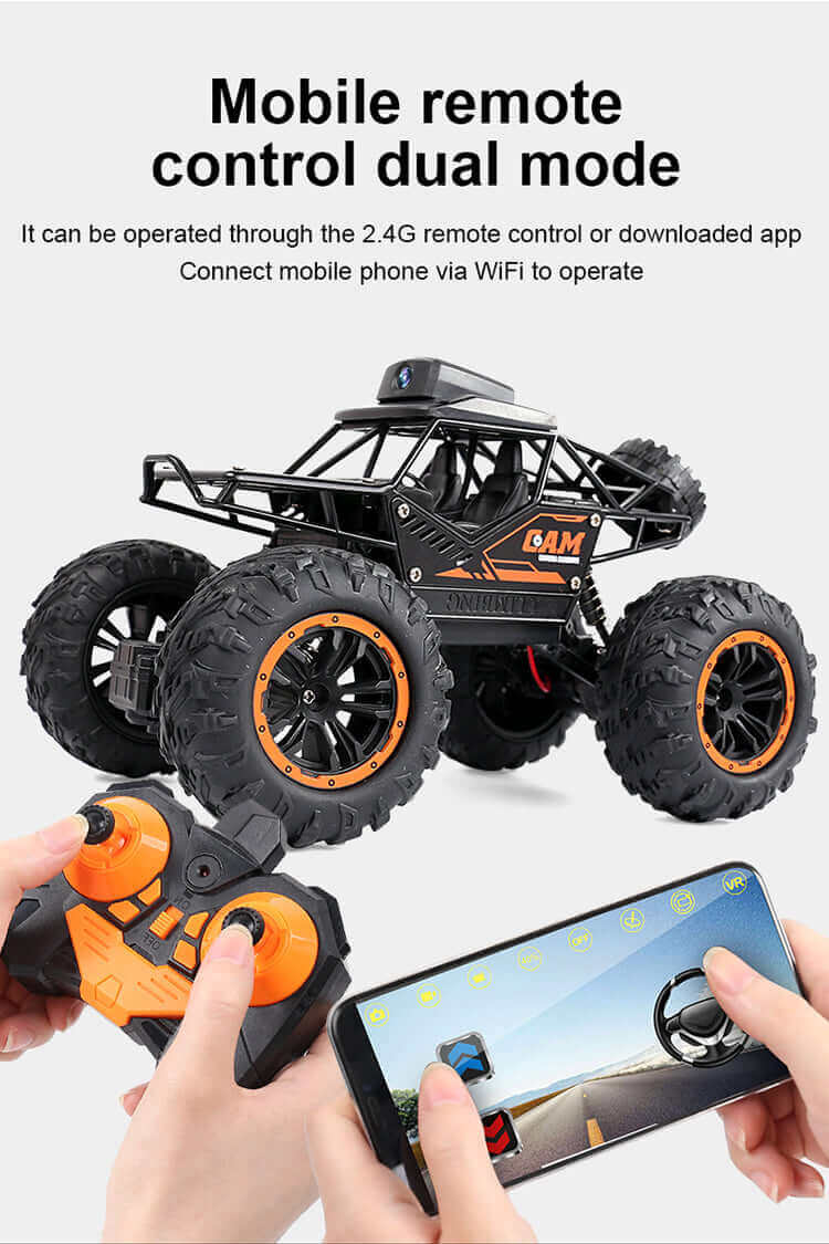 Neues 1:18 RC-Auto mit 720P HD-Kamera - WiFi FPV ORV SUV Elektronisches Spielzeug-Kletterauto für Kinder - KidsToyLover