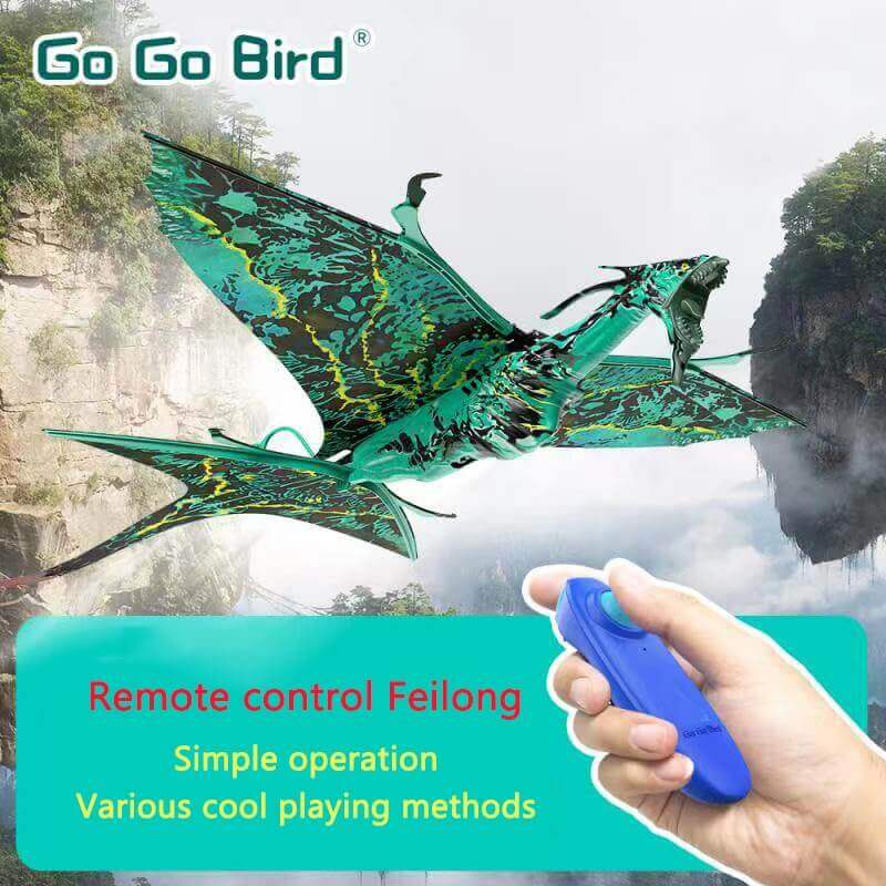 Go Go Bird - Remote Control Flying Dragon Toy with Smart Bionic Wings