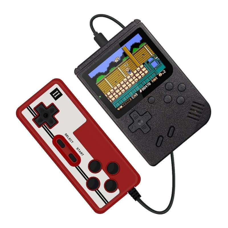 Mini console de videogame portátil retrô - LCD colorido de 8 bits e 3,0 polegadas - 400 jogos integrados - Compre agora na KidsToyLover