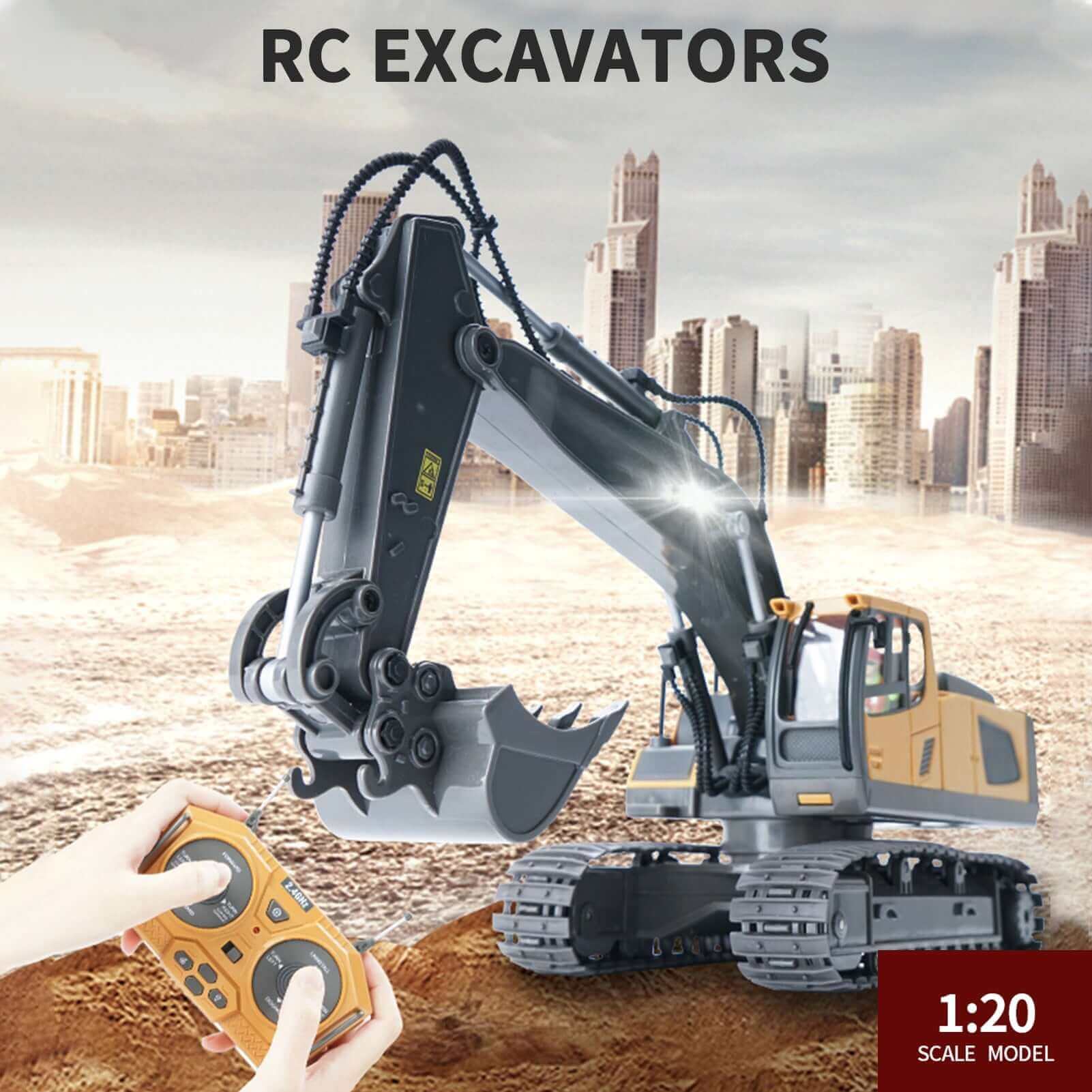 RC Excavator Bulldozer | KIDS TOY LOVER