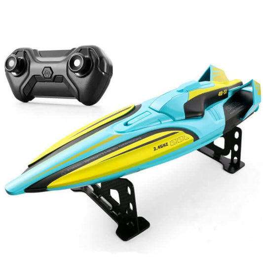 子供用RC高速レーシングボート - ウォーターゲームとギフト用の35 KM / Hリモートコントロールスピードボート
