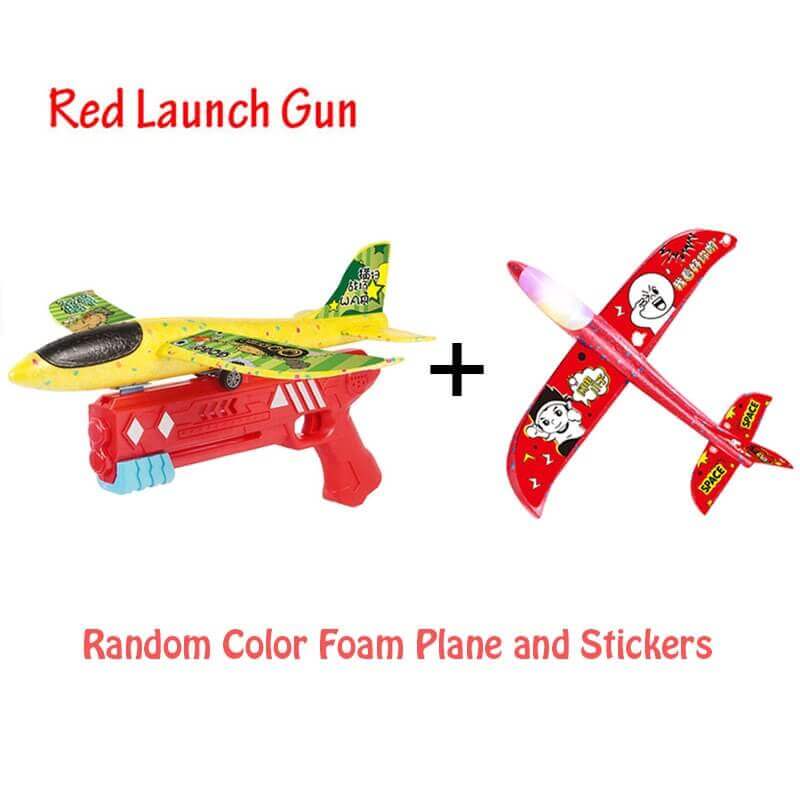 kidstoylover Foam Plane Launcher Catapult Airplane Gun | KIDS TOY LOVER