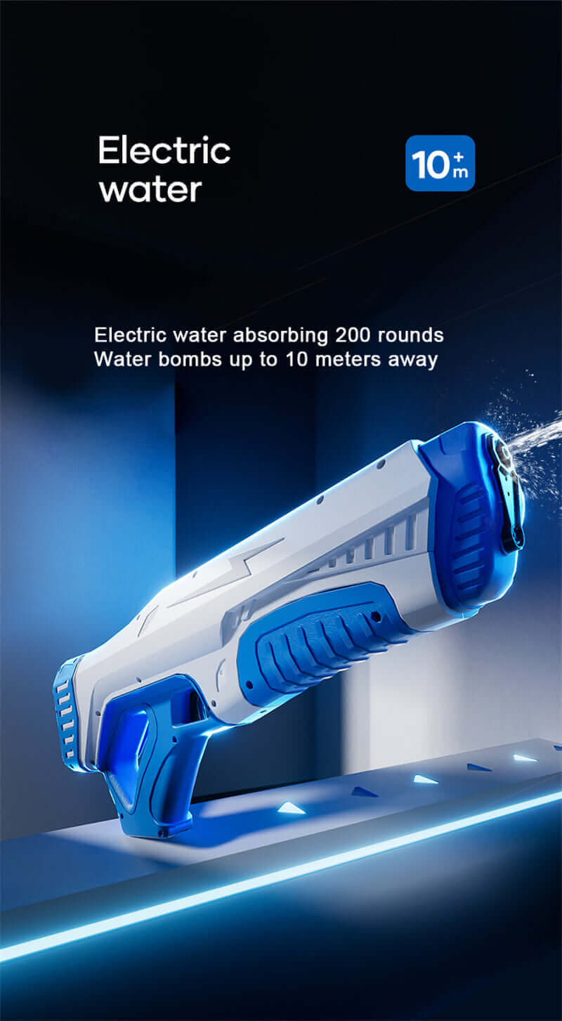Self-priming Electric Electronic Water Gun High Pressure gun - Kidstoylover