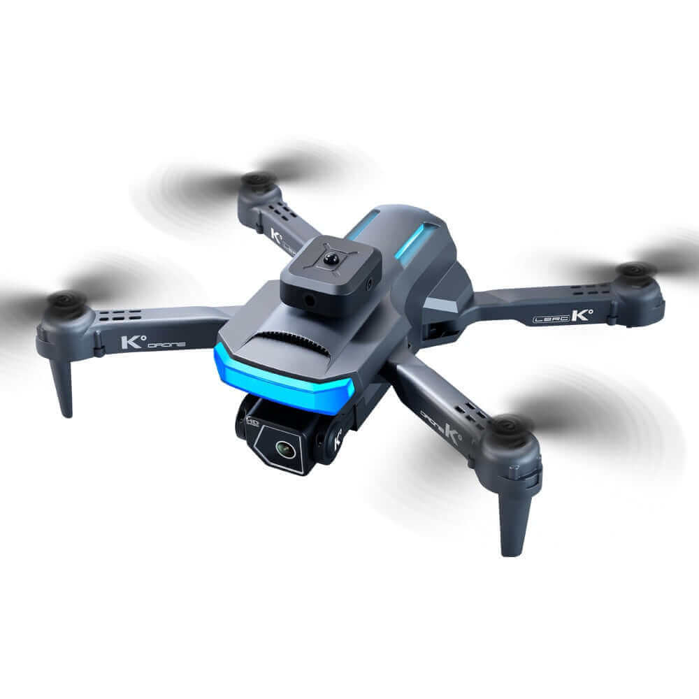 Dron de fotografía aérea 4K de doble lente K-HD - Juguete de cuadricóptero RC de posicionamiento de flujo óptico