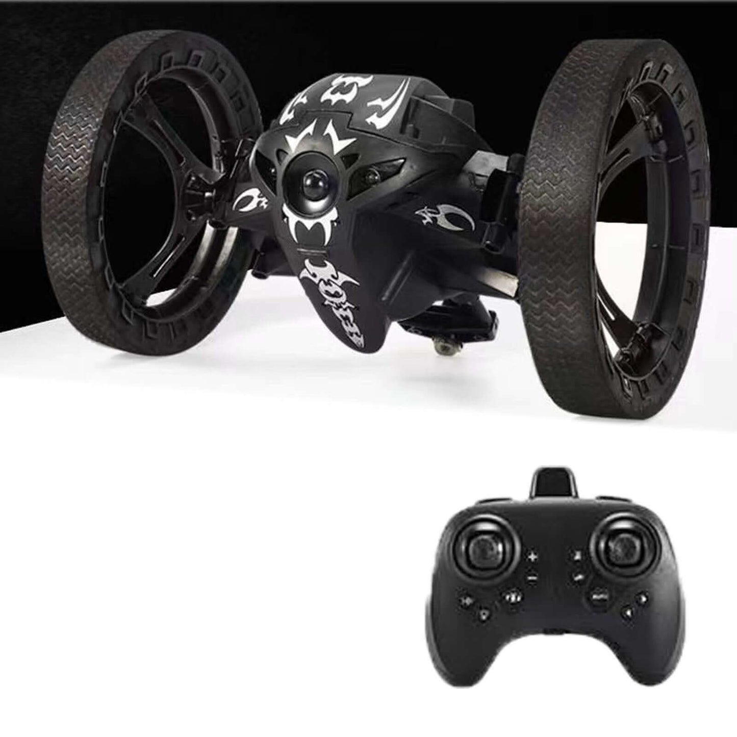 RC Car with Camera - WiFi Bounce Car with HD 2.0MP Camera and Flexible Wheels - Peg SJ88 4CH 2.4GHz Jumping Sumo - KidsToyLover