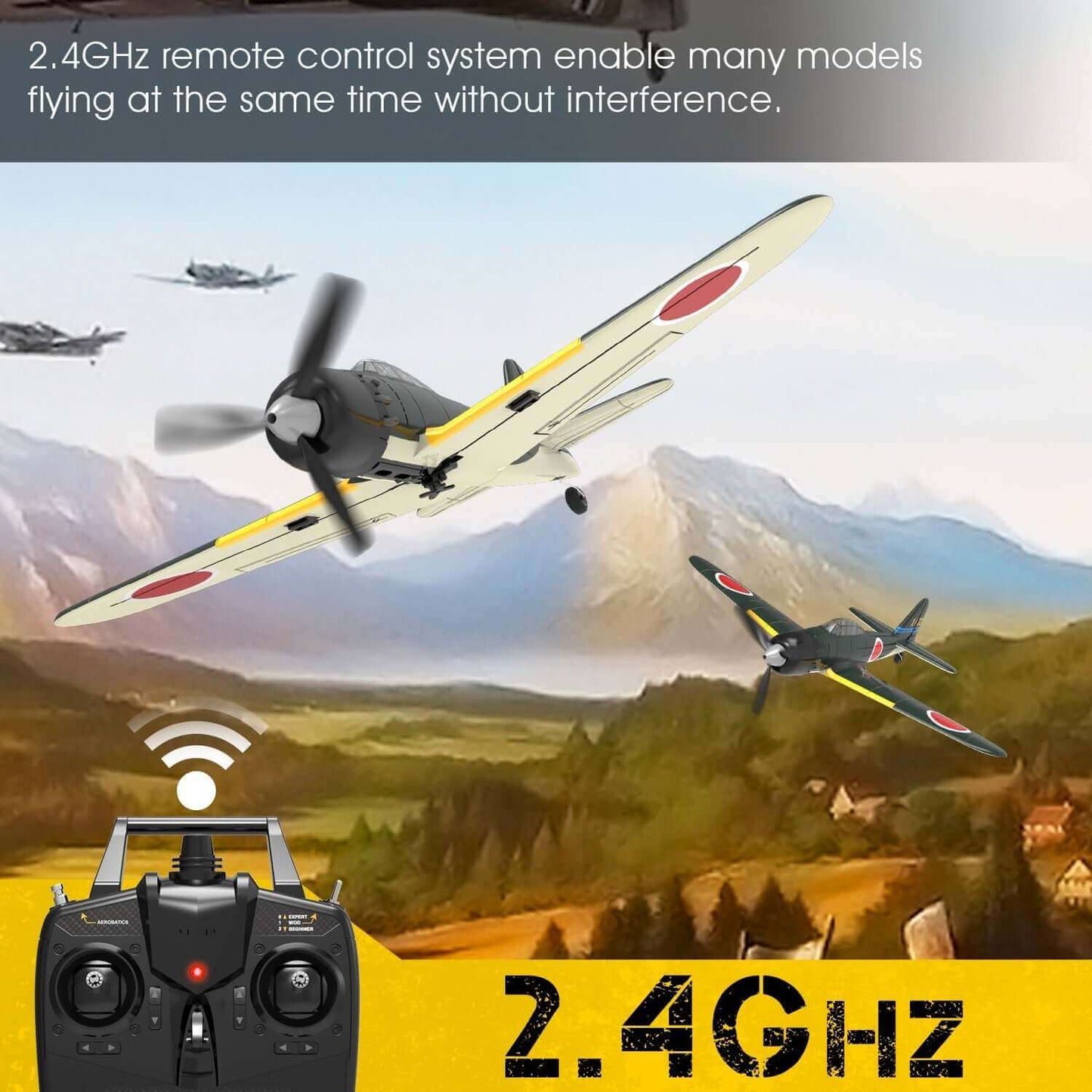 Zero RC Plane 2.4G 4CH Remote Control Airplane - Kids toy lover