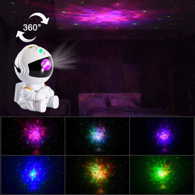 2024 NEW Astronaut Projector Starry Sky Galaxy Stars Projector Night Light LED Lamp for Bedroom Room Decor Decorative Nightlights