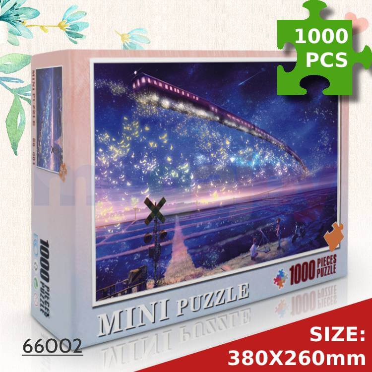 1000-Piece 'Train Under the Stars' Jigsaw Puzzle - Perfect for Family Fun | KidsToyLover