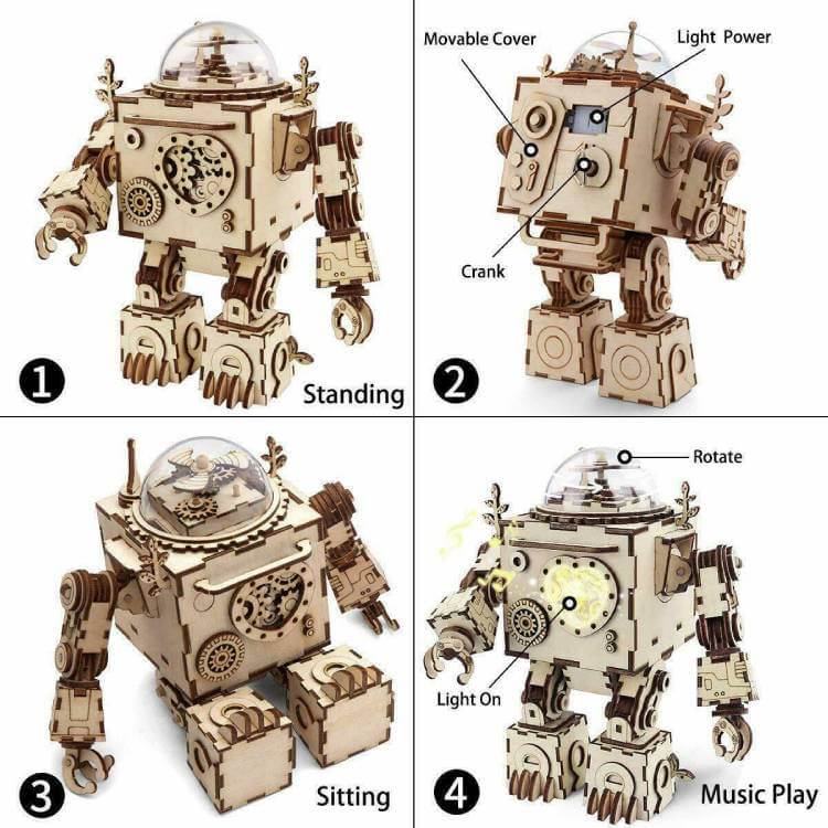 DIY 3D Puzzle & Steampunk Music Box | Kidstoylover