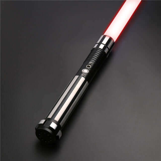 RGB Lightsaber with Heavy-Duty Metal Handle by Kidstoylover - 12 Color Options, 10 Sound Fonts, Force FX, Blaster Effects - Perfect Gift for Kids | Laser Sword Toy