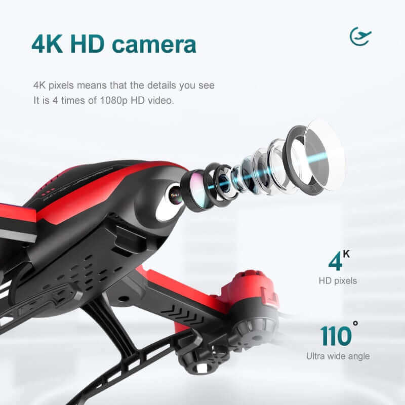V10 Rc Mini-Drohne 4k Professionelle HD-Kamera Fpv-Drohnen mit Kamera Hd 4k Rc Hubschrauber Quadcopter Spielzeug Drohne 4k professionell