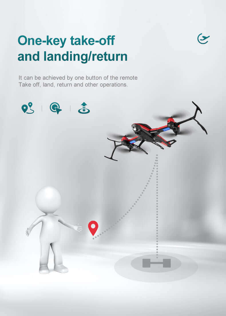4K HD Camera Drone Remote Control Mini Drone - Main Image
