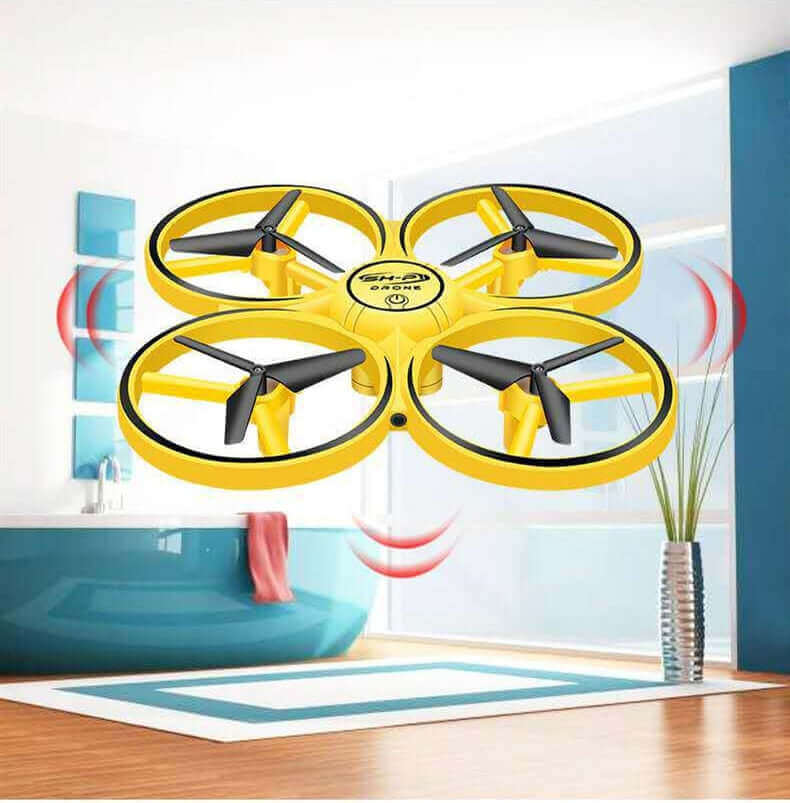 New RC Mini Quadcopter Induction Drone with Smart Watch Remote Control and Gesture Sensing for Kids - Kidstoylover