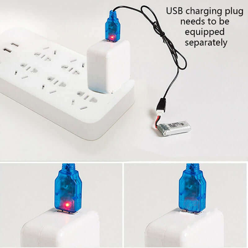 USB Charging Cable for RC Drone - Convenient Charging Solution for Kids' RC Toy, Essential for Continuous Play.