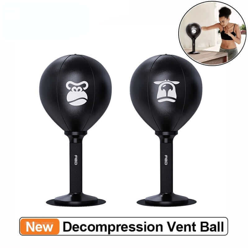 New Desktop Entertainment Decompression Vent Ball Release Stress Boxing Ball High Elasticity Powerful Sucker