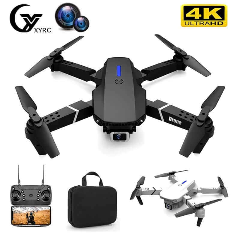 Drone E88 1080P HD WIFI FPV - Mini Drone Pliable avec Double Caméra Grand Angle - France Promotions Drone E88 1080P HD WIFI FPV - Mini Drone Pliable avec Double Caméra Grand Angle - France Promotions
