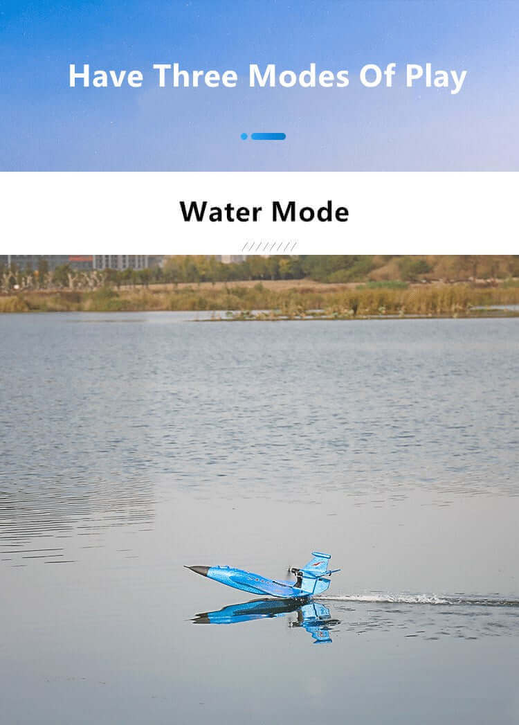 Sea Land And Air 3 in 1 Large RC Glider Plane 95CM 2.4G 2000M Waterproof Brushless Power Drop Resistant Remote Control Aircraft