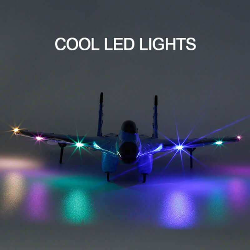 kidstoylover MiG-320 Glider's LED lights for night flying