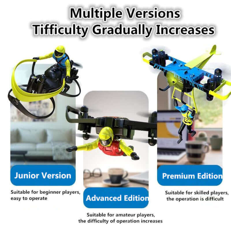 New Electric Remote Control Flying Man Drone toys  2.4G Stunt RC Fixing High UFO Toys With One Key Auto Demo Function Boy Gift