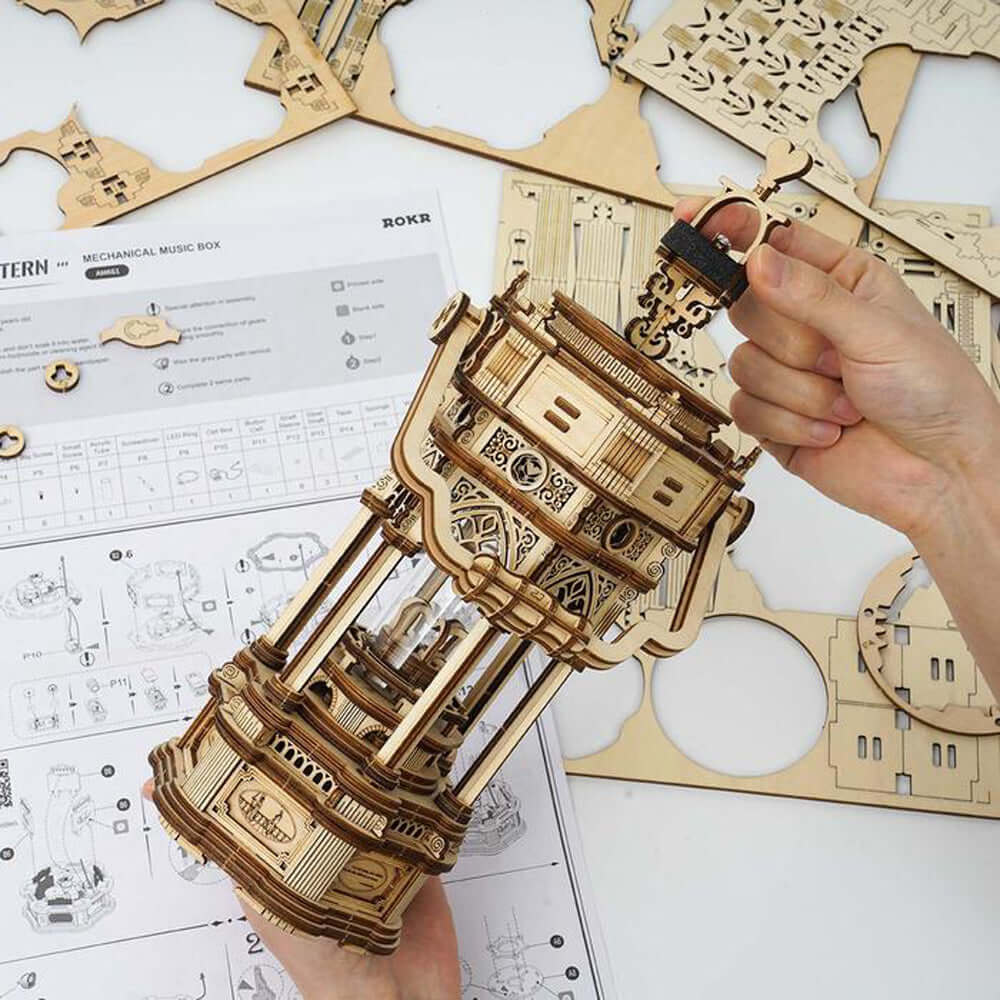 3D Victorian Lantern Music Box Puzzle | Kidstoylover