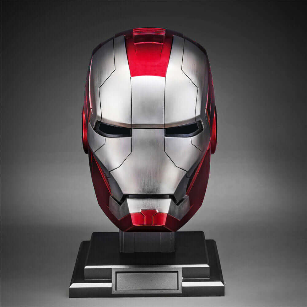 buy iron man helmet india Marvel Ironman MK5 Helmet: 1:1 Voice-Controlled Cosplay Replica with LED Lights