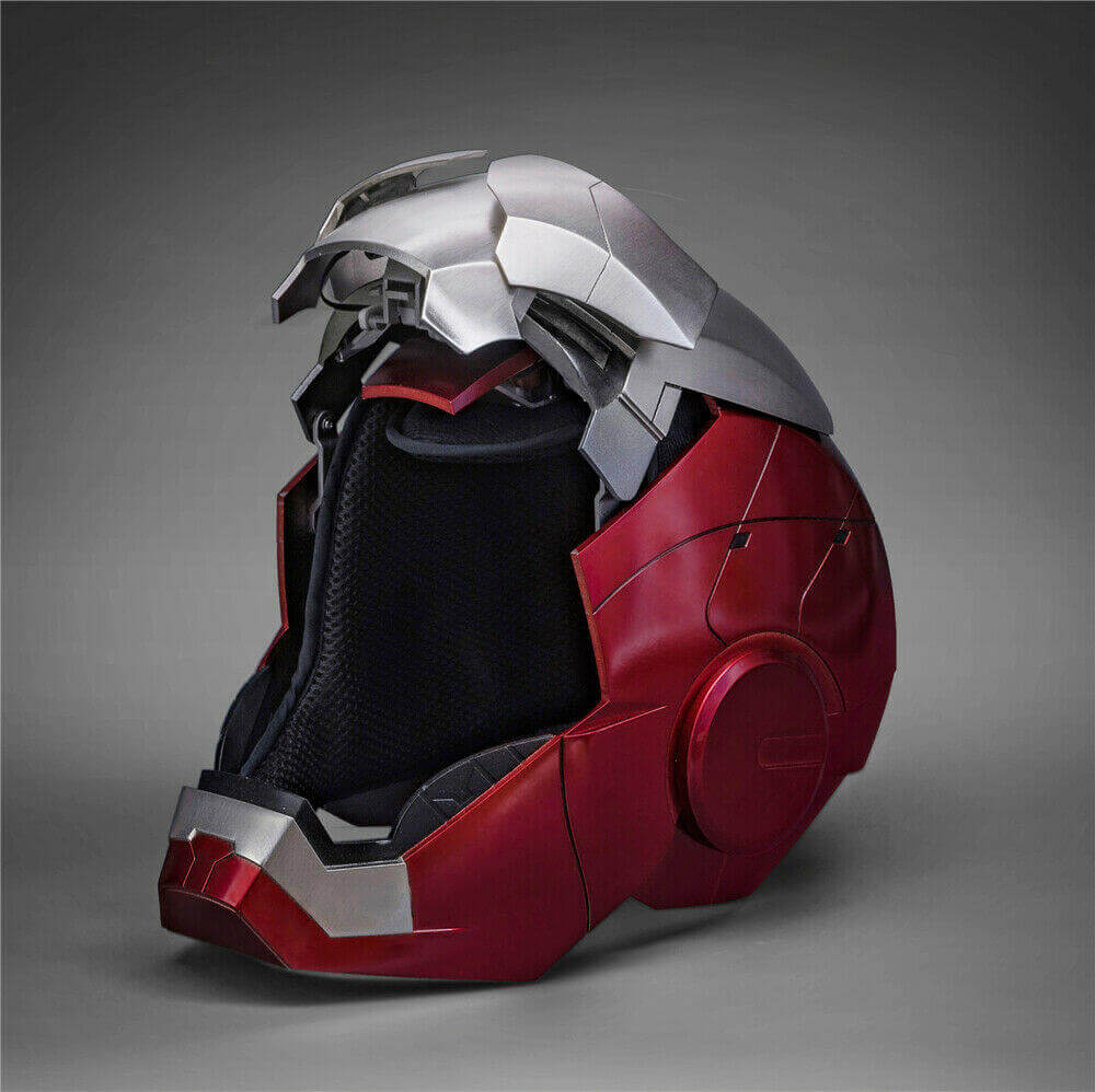Marvel Ironman MK5 Helmet: 1:1 Voice-Controlled Cosplay Replica with LED Lights Marvel Ironman MK5 Helmet: 1:1 Voice-Controlled Cosplay Replica with LED Lights