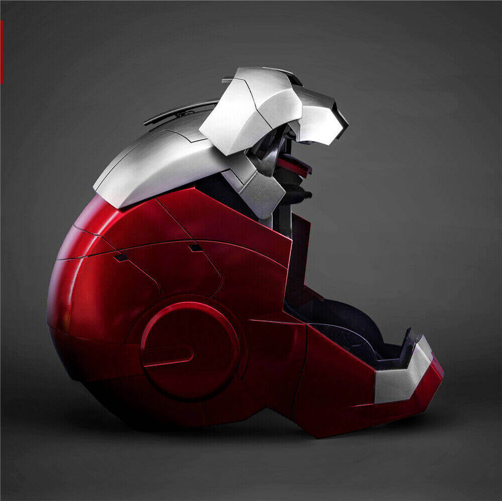 Marvel Ironman MK5 Helmet: 1:1 Voice-Controlled Cosplay Replica with LED Lights Marvel Ironman MK5 Helmet: 1:1 Voice-Controlled Cosplay Replica with LED Lights